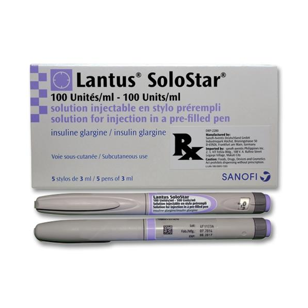 LANTUS SOLOSTAR Insulin Glargine 1000Units / mL Solution for SC